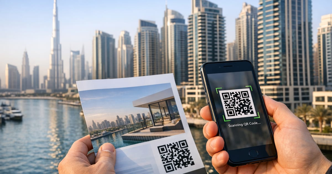 How to Verify a Dubai Property Before Investment 2 Scan the Trakheesi Permit and Madmoun QR Code